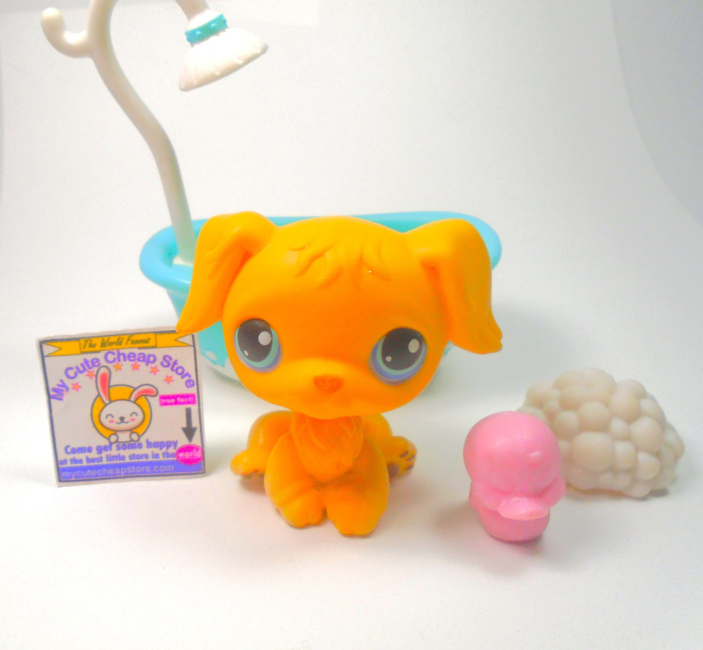 Littlest Pet Shop French Bulldog #1762 with accessories
